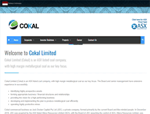 Tablet Screenshot of cokal.com.au